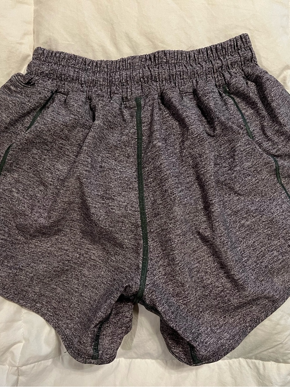 lululemon athletica Hotty Hot Heather Gray Athletic Shorts